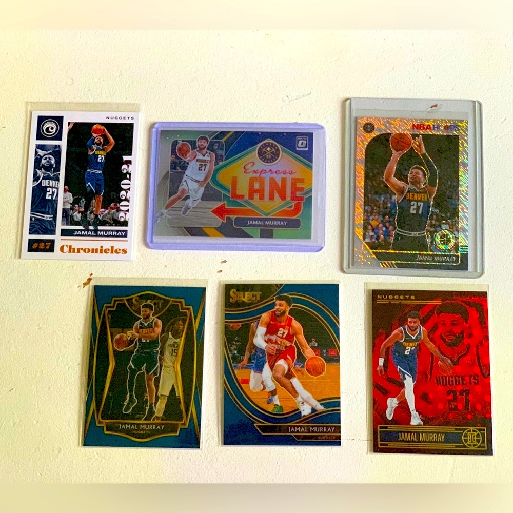 Jamal Murray Sports Card Lot (newly crowned NBA champion)